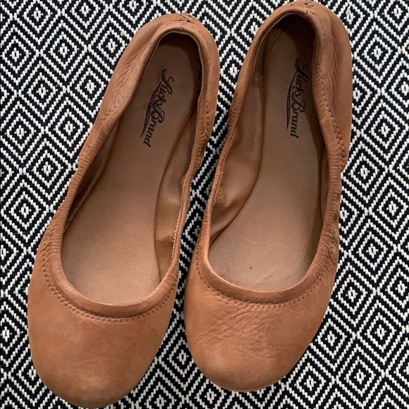 Lucky Brand Ballet Flats Camel Color 